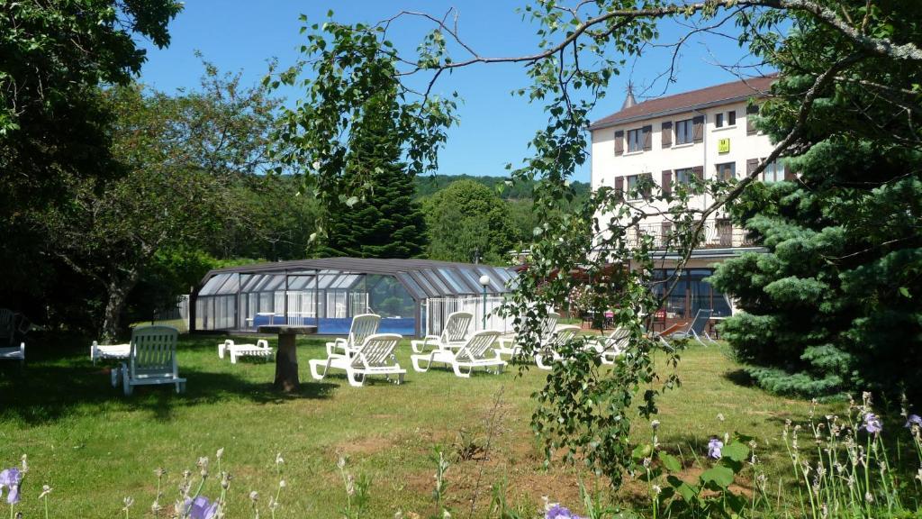 Logis La Rose Des Vents Otel Volvic Oda fotoğraf